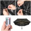 Solar patio umbrella light Warm light