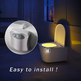 Motion Sensor Night Light Toilet Light For Toilet Bowl Backlight WC Lighting LED Lamp (quantity: 2)