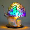 Colored Resin Plant Series Desk Lamp